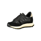 Blauer Black Leather Women Sneaker - Zeiniez