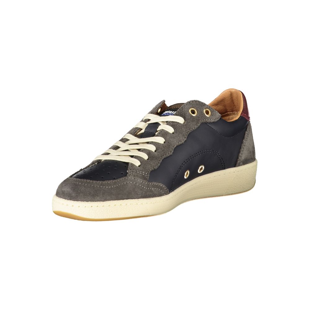Blauer Blue Leather Men Sneaker - Zeiniez