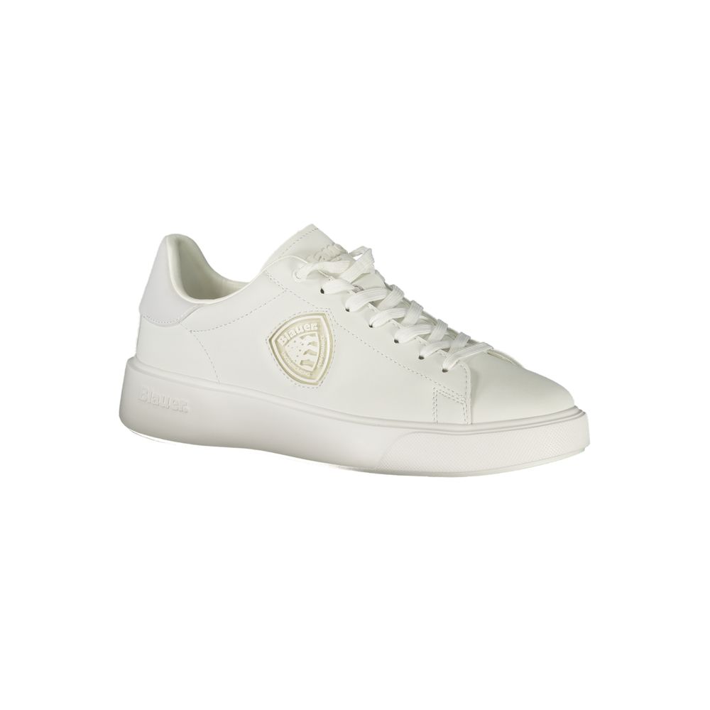 Blauer Bianco Poliestere Mens Sneaker - Zeiniez