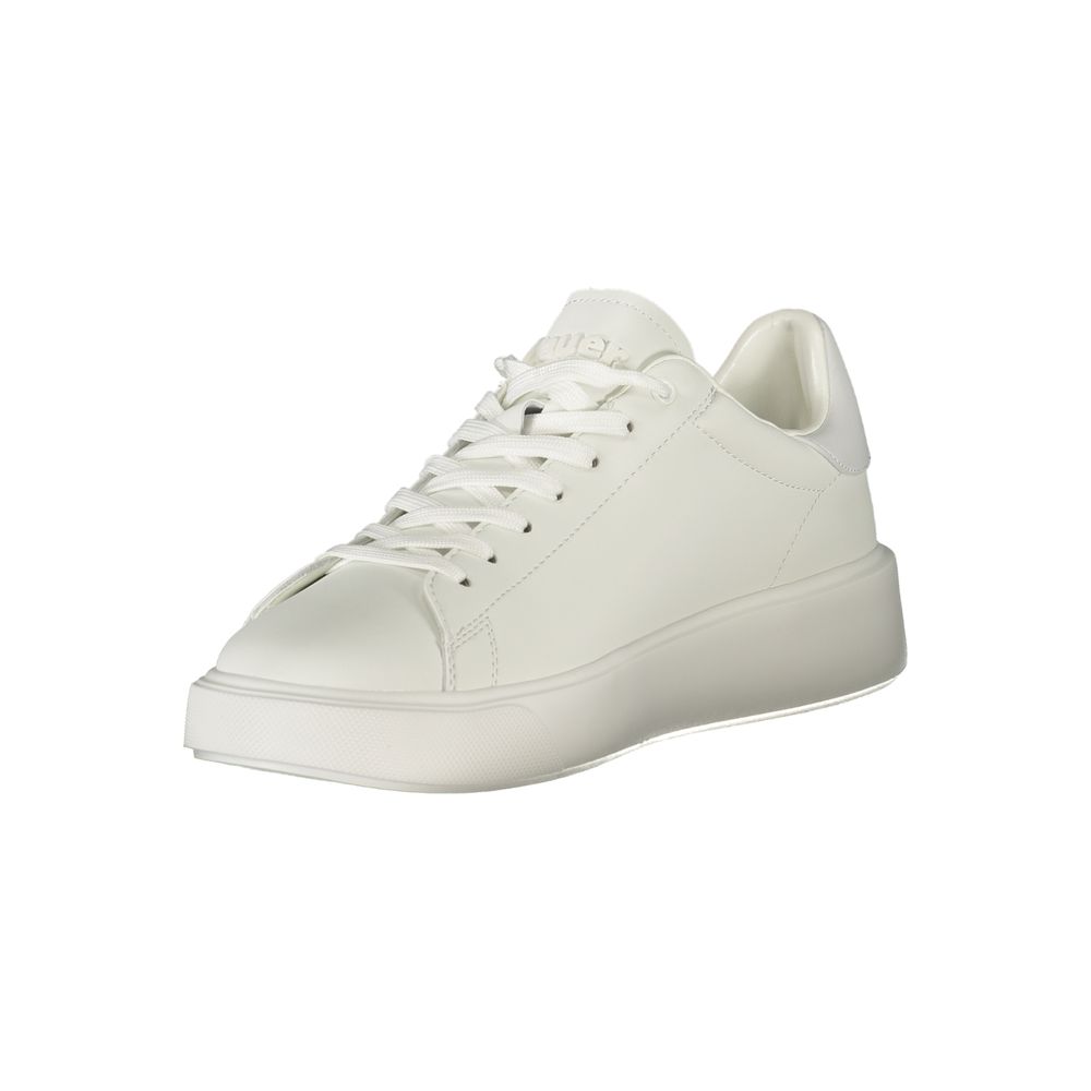 Blauer Bianco Poliestere Mens Sneaker - Zeiniez