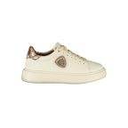 Blauer Beige Polyurethane Women Sneaker - Zeiniez