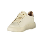 Blauer Beige Polyurethane Women Sneaker - Zeiniez