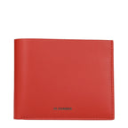 Jil Sander Red Leather Wallet