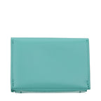 Jil Sander Green Leather Cardholder