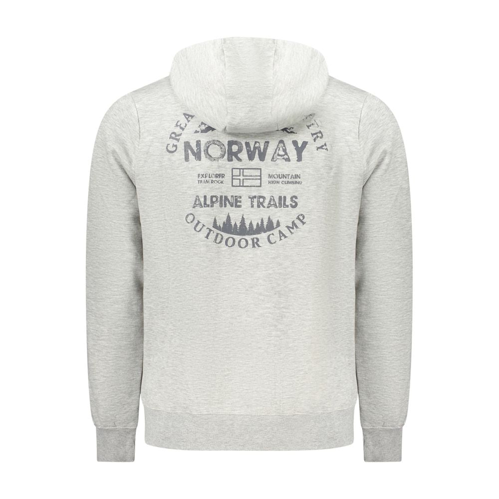 Norway 1963 Grigio Cotton Men's Hoodie
