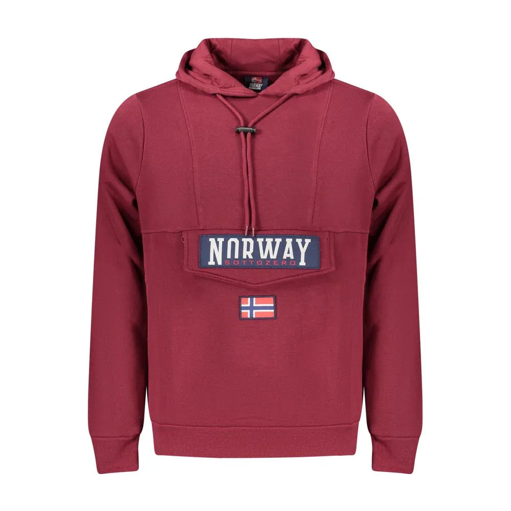 Norway 1963 Viola Cotton Men's Hooded Sweatshirt - Zeiniez