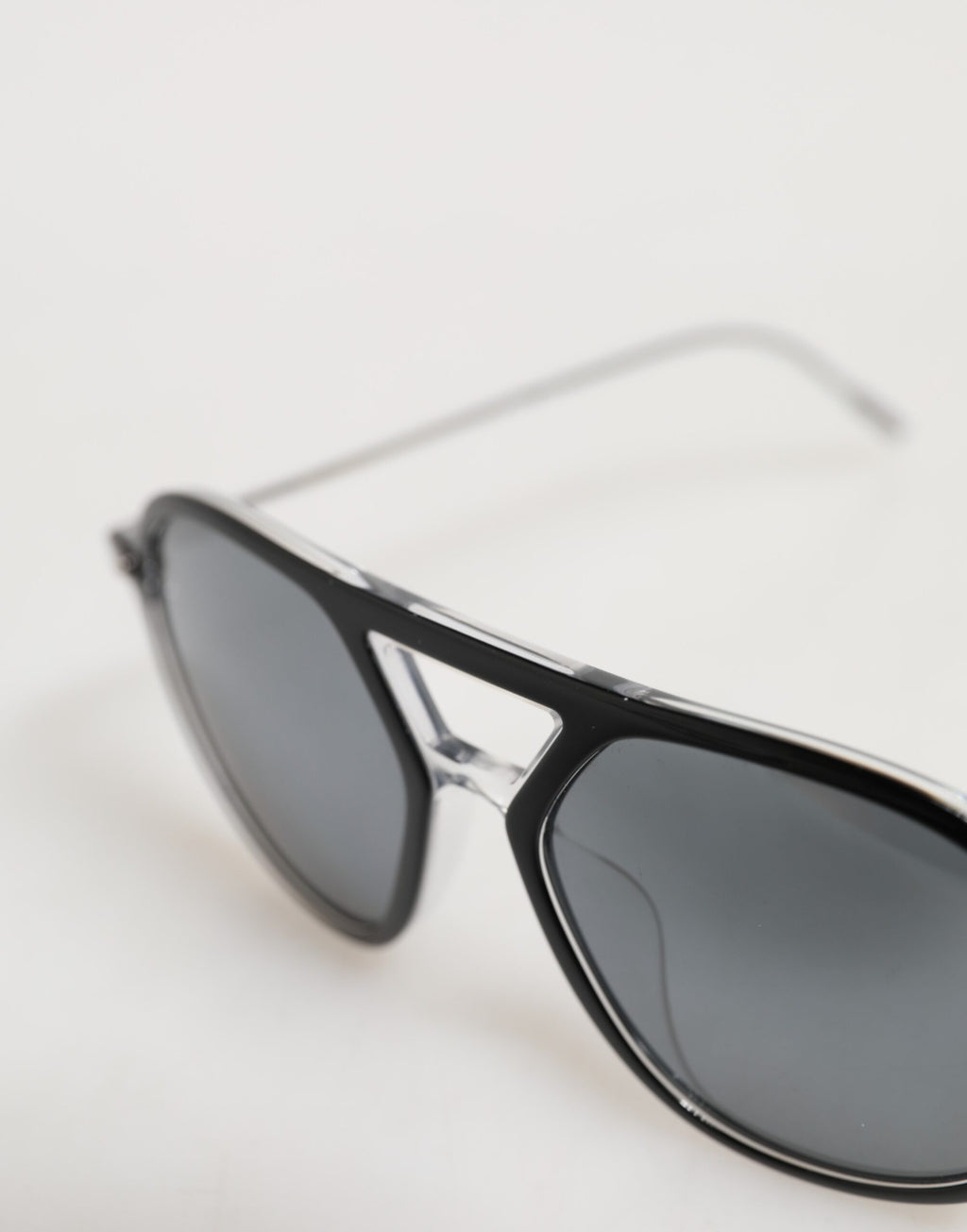 Dolce & Gabbana DG4343F Black Acetate Frame Pilot Shades Sunglasses - Zeiniez