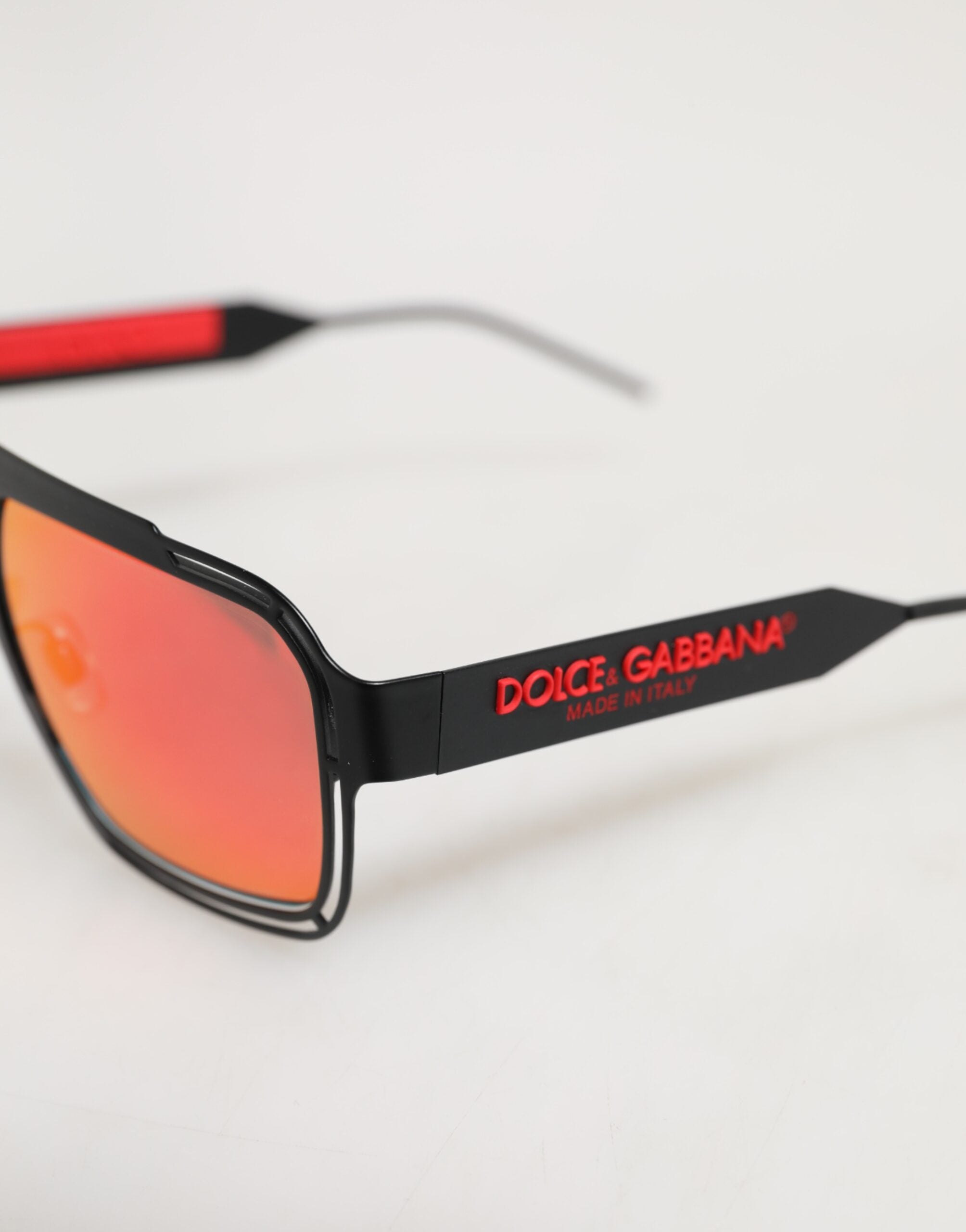 Dolce & Gabbana Black Metal Pilot Frame Shades Eyewear Sunglasses - Zeiniez
