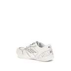 Balenciaga White Calf Leather Bos Taurus Athletic Sneakers - Zeiniez