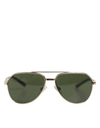 Dolce & Gabbana DG2125 Silver Frame Aviator Shades Eyewear Sunglasses Children