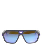 Dolce & Gabbana Blue Acetate Aviator Shades Eyewear Sunglasses - Zeiniez