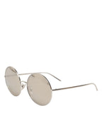 Dolce & Gabbana DG2215K Silver Metal Round Shades Eyewear Sunglasses - Zeiniez