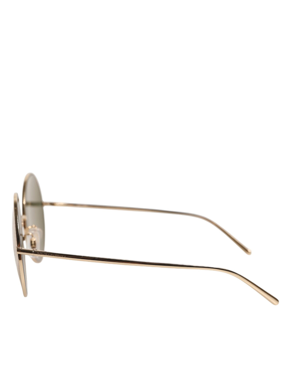 Dolce & Gabbana Gold Metal Round Shades Eyewear Sunglasses - Zeiniez
