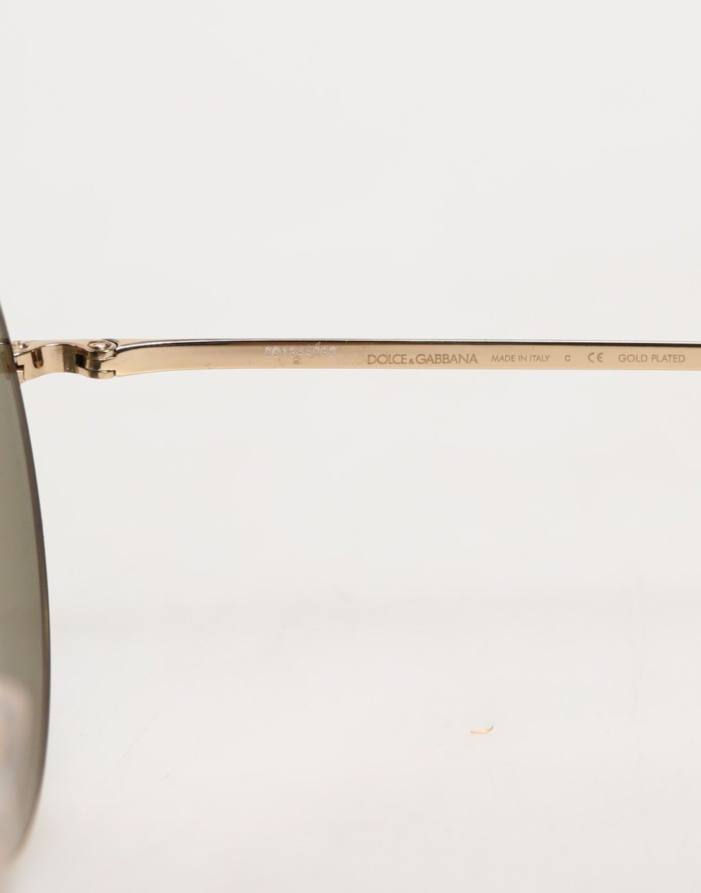 Dolce & Gabbana Gold Metal Round Shades Eyewear Sunglasses - Zeiniez