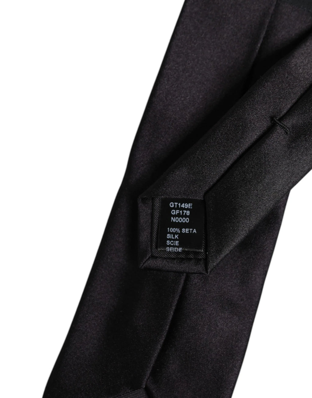 Dolce & Gabbana Black Safety Pins Silk Adjustable Necktie Accessory Tie - Zeiniez