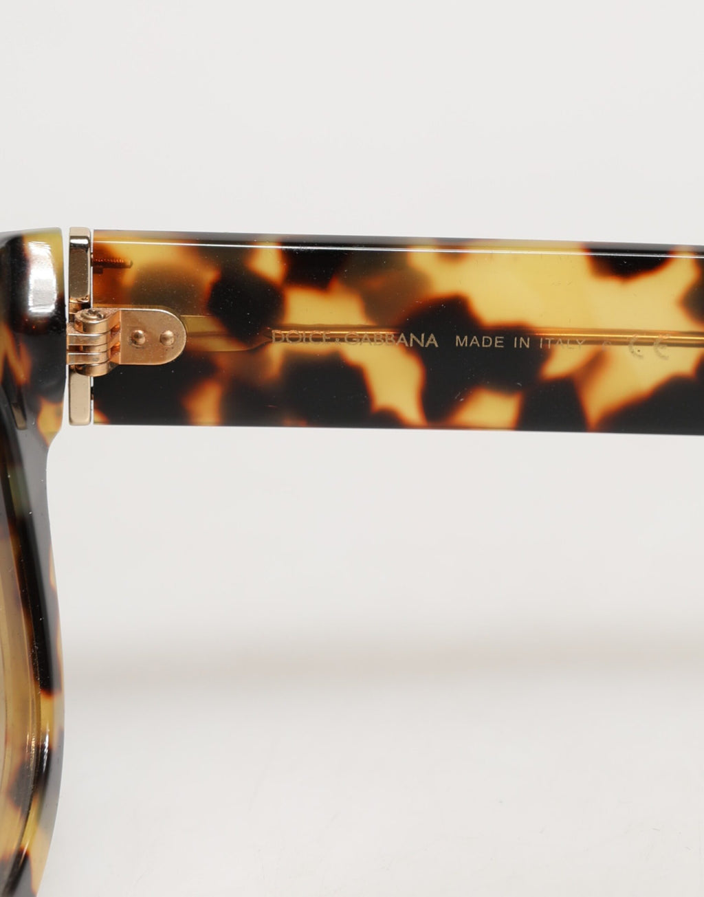 Dolce & Gabbana DG4379F White Tortoiseshell Gradient Acetate Shades Sunglasses