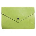 Dolce & Gabbana Green Leather Handbag Clutch Mini Purse Pouch Tablet Case - Zeiniez