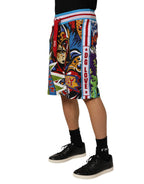 Dolce & Gabbana Multicolor Captain Sicily Men Bermuda Shorts - Zeiniez