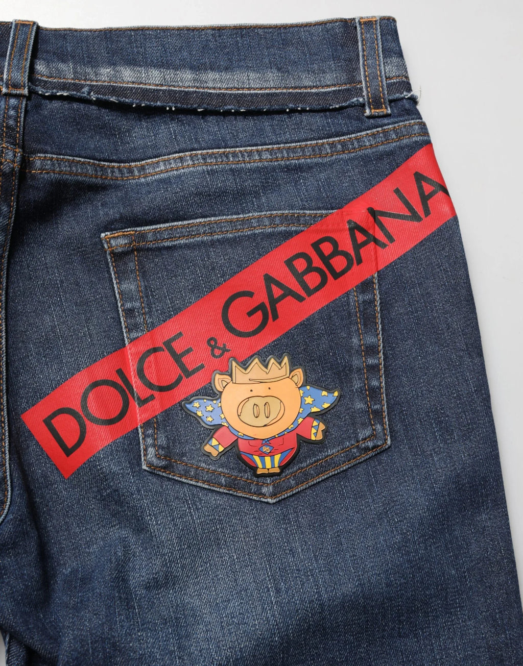 Dolce & Gabbana Blue Cotton Stretch Skinny Men Denim Jeans - Zeiniez