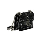 Gaelle Paris Black Polyurethane Women Shoulder Bag - Zeiniez