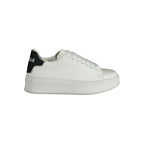 Gaelle Paris White Polyurethane Women's Sneaker - Zeiniez