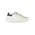 Gaelle Paris White Polyurethane Women Sneaker - Zeiniez