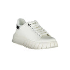 Gaelle Paris White Polyurethane Women Sneaker - Zeiniez