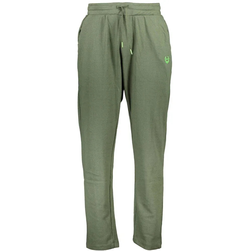 Gianmarco Venturi Verde Cotton Men's Trackpant - Zeiniez