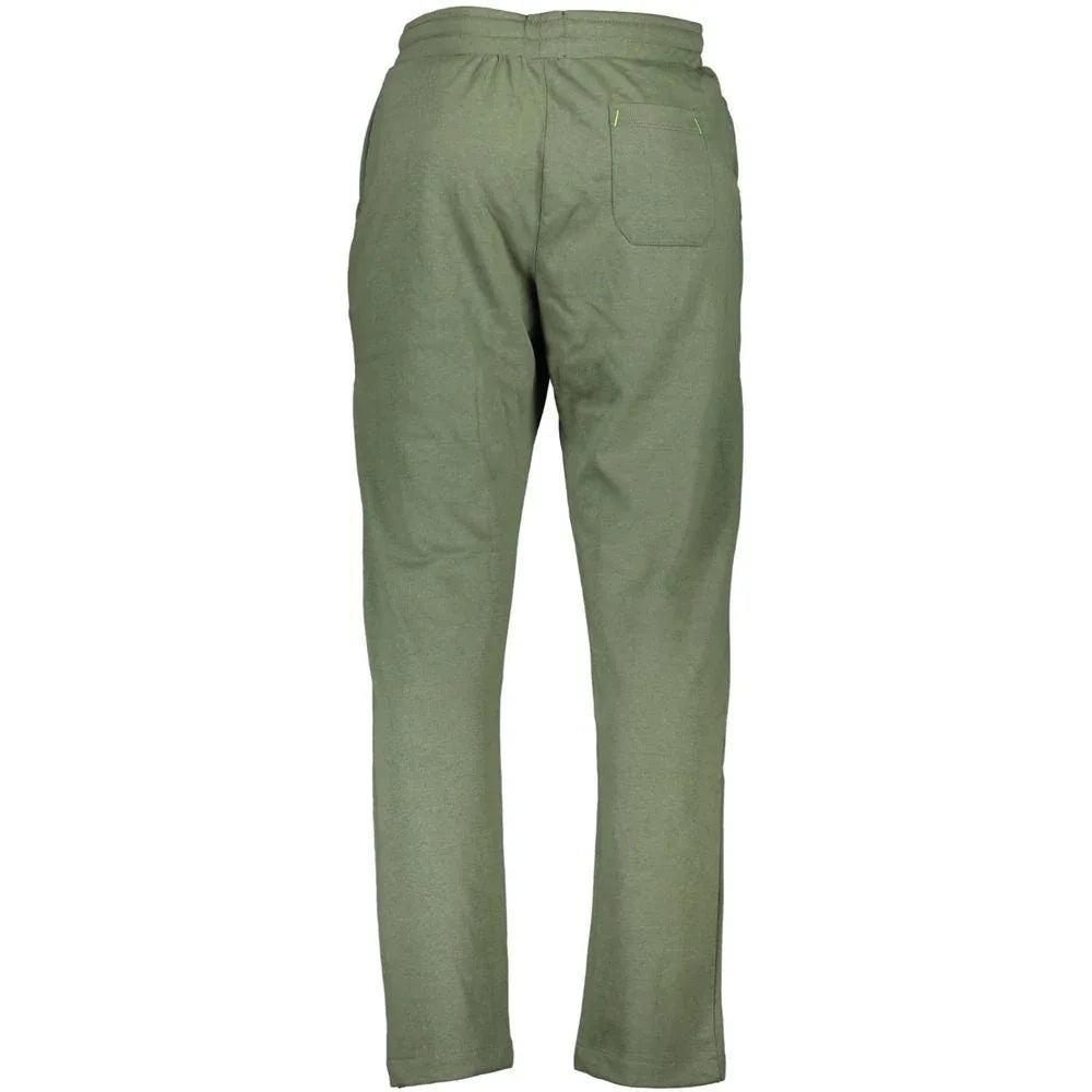 Gianmarco Venturi Verde Cotton Men's Trackpant - Zeiniez