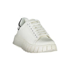 Gaelle Paris White Polyurethane Women Sneaker - Zeiniez