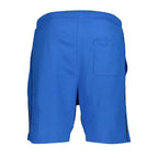 Gianmarco Venturi Blue Cotton Men's Sweatpant Shorts - Zeiniez