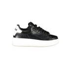 Gaelle Paris Black Polyurethane Women Sneaker - Zeiniez
