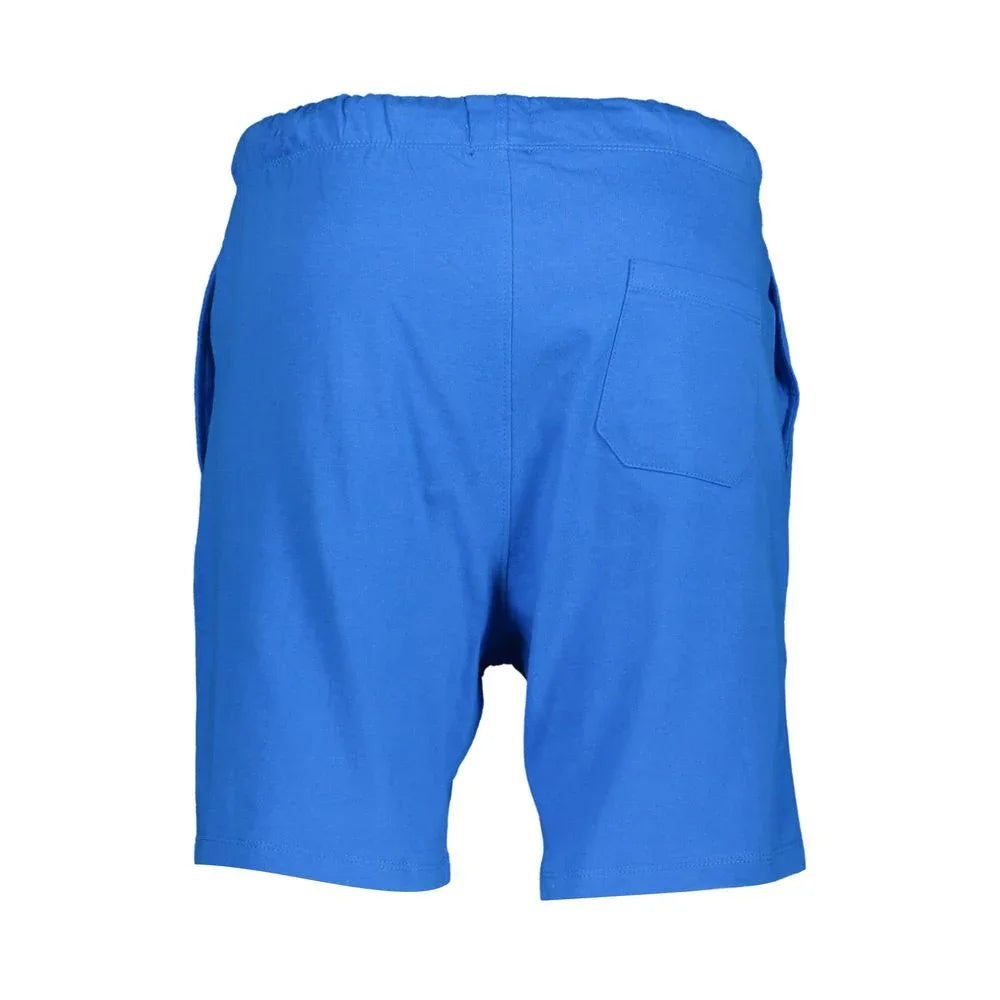 Gianmarco Venturi Blu Cotton Men's Sport Short - Zeiniez