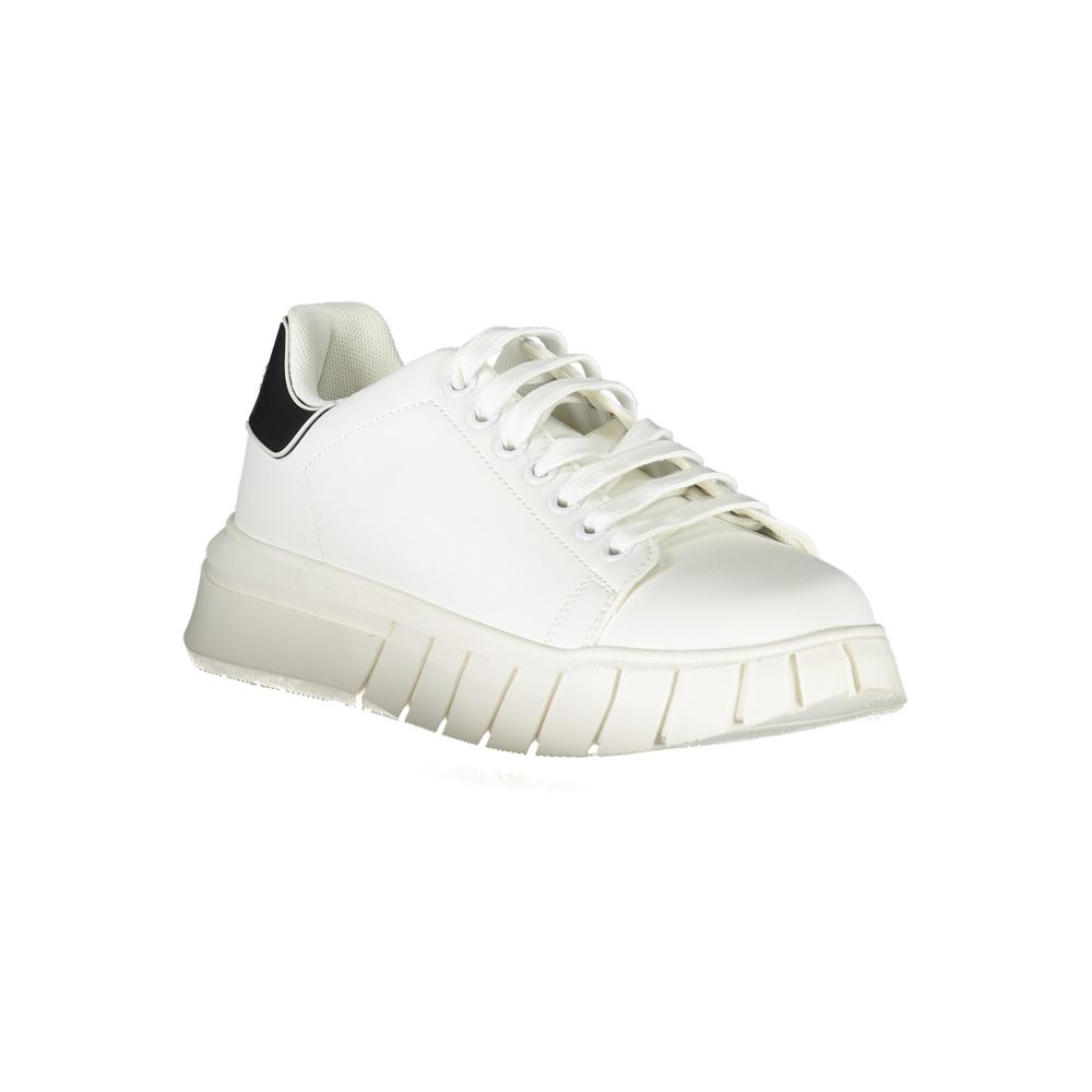 Gaelle Paris Bianco Polyurethane Men Sneaker - Zeiniez
