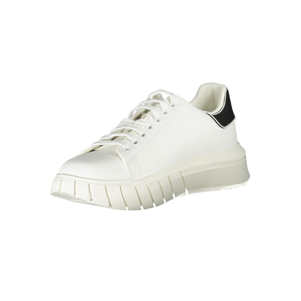 Gaelle Paris Bianco Polyurethane Men Sneaker - Zeiniez