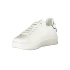 Gaelle Paris White Polyurethane Women Sneaker - Zeiniez