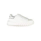 Gaelle Paris White Polyurethane Women Sneaker - Zeiniez