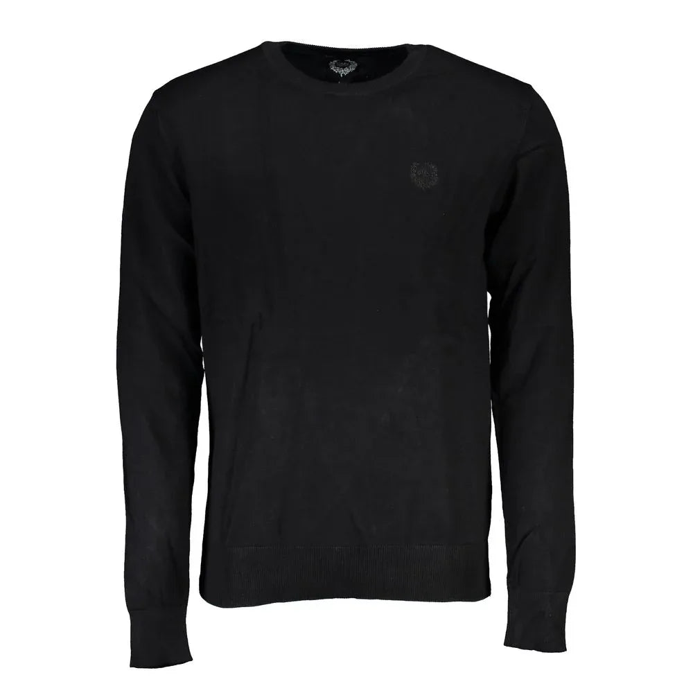 Gianmarco Venturi Black Viscose Men's Sweater - Zeiniez