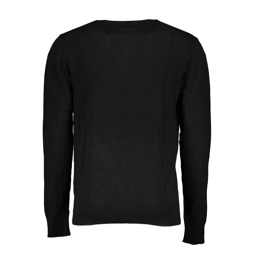 Gianmarco Venturi Black Viscose Men's Sweater - Zeiniez