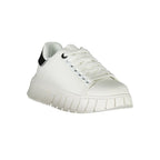 Gaelle Paris White Polyurethane Women Sneaker - Zeiniez
