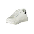 Gaelle Paris White Polyurethane Women Sneaker - Zeiniez