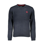 Gianmarco Venturi Blue Cotton Men's Sweater - Zeiniez