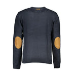Gianmarco Venturi Blue Cotton Men's Sweater - Zeiniez