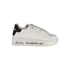 Gaelle Paris "Bianco Polyurethane Women Sneaker" - Zeiniez