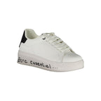 Gaelle Paris "Bianco Polyurethane Women Sneaker" - Zeiniez