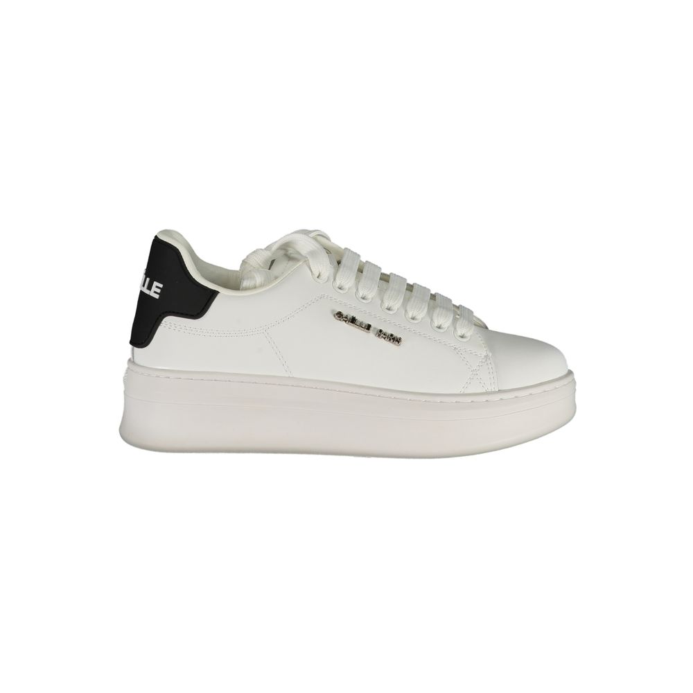 Gaelle Paris Bianco Poliuretano Women Sneaker - Zeiniez