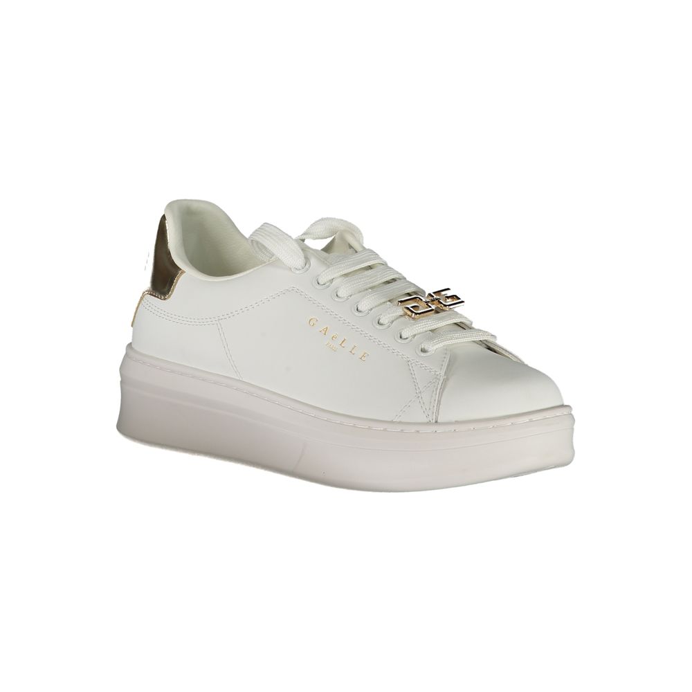 Gaelle Paris Bianco Poliuretano Women Sneaker - Zeiniez
