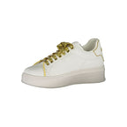 Gaelle Paris Bianco Polyurethane Women Sneaker - Zeiniez