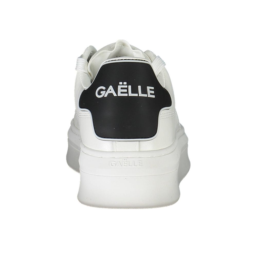 Gaelle Paris Bianco Polyurethane Women Sneaker - Zeiniez