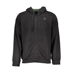 Gianmarco Venturi Black Cotton Men's Hooded Sweatshirt - Zeiniez